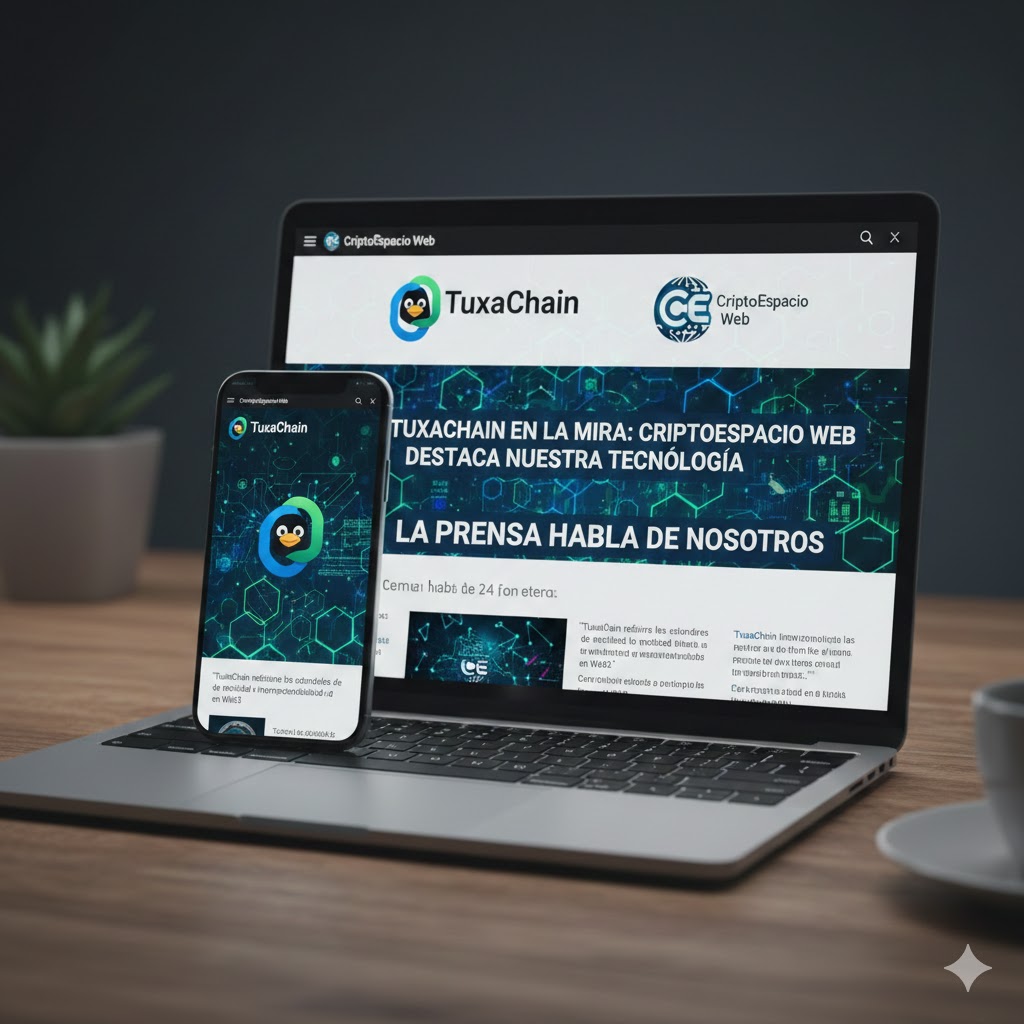TuxaChain en la mira: CriptoEspacio Web destaca nuestra tecnología como referente venezolano